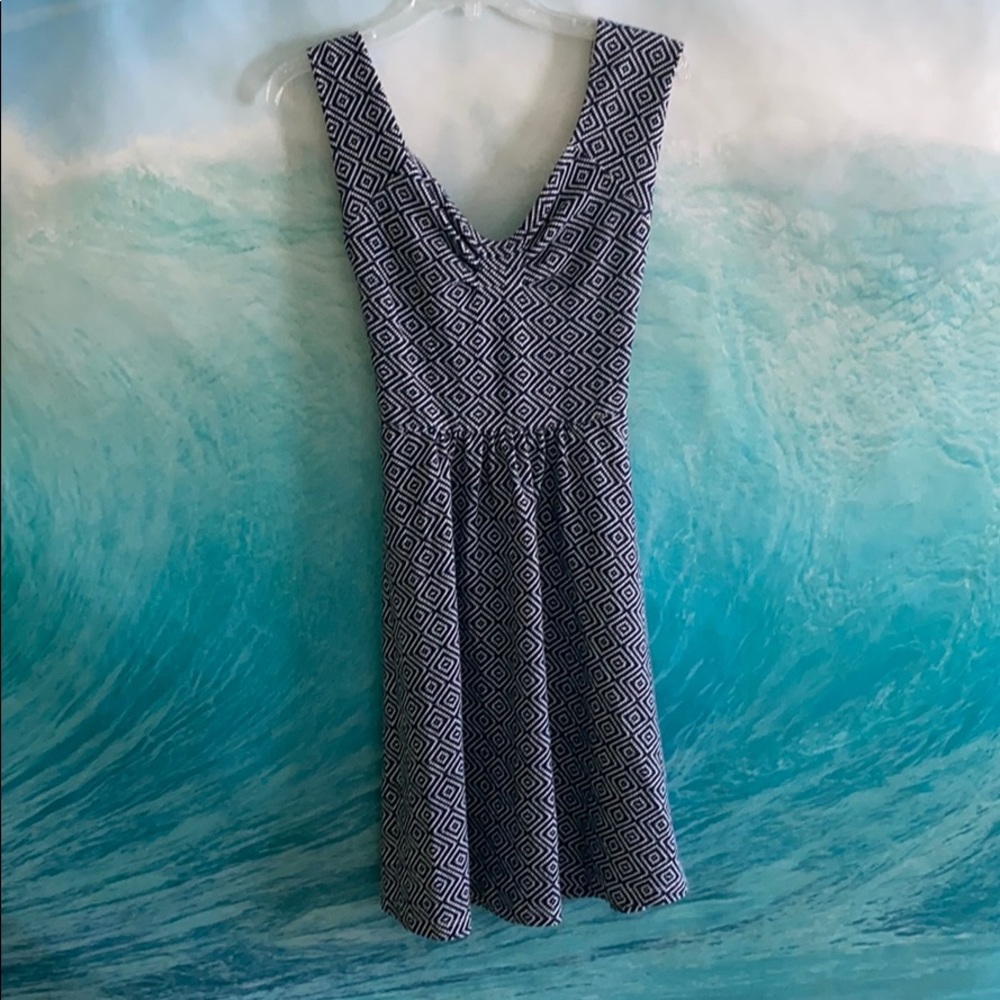 Anthropologie backless flowy dress